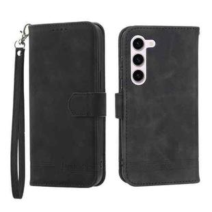 For Samsung Galaxy S23 5G Dierfeng Dream Line TPU + PU Leather Phone Case(Black)