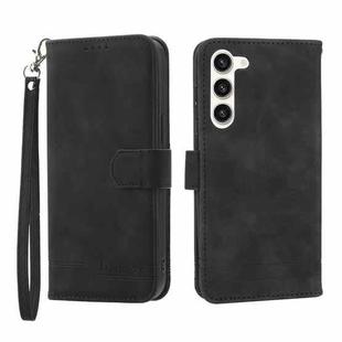 For Samsung Galaxy S23+ 5G Dierfeng Dream Line TPU + PU Leather Phone Case(Black)