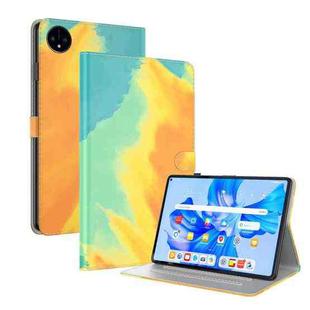 For Huawei MatePad Pro 11 2022 Watercolor Pattern Flip Leather Tablet Case(Autumn Leaves)