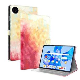 For Huawei MatePad Pro 11 2022 Watercolor Pattern Flip Leather Tablet Case(Spring Cherry)