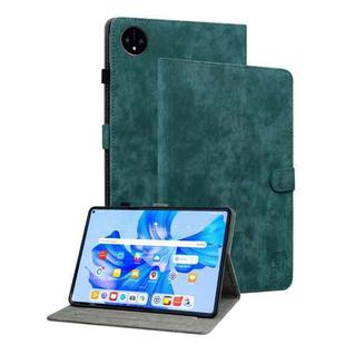For Huawei MatePad Pro 11 2022 Tiger Pattern Flip Leather Tablet Case(Dark Green)