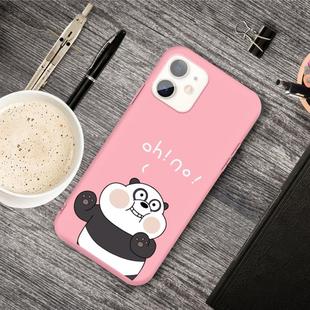 For iPhone 11 Cartoon Animal Pattern Shockproof TPU Protective Case(Pink Panda)
