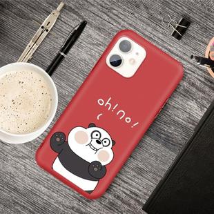 For iPhone 11 Cartoon Animal Pattern Shockproof TPU Protective Case(Red Panda)