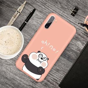 For Galaxy Note 10 Cartoon Animal Pattern Shockproof TPU Protective Case(Orange Panda)
