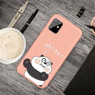 For Galaxy A81 & Note 10 Lite Cartoon Animal Pattern Shockproof TPU Protective Case(Orange Panda)