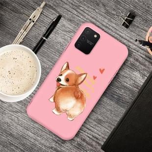 For Galaxy A91 & S10 Lite Cartoon Animal Pattern Shockproof TPU Protective Case(Pink Corgi)