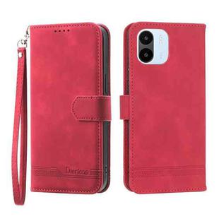 For Xiaomi Redmi A1 4G Dierfeng Dream Line TPU + PU Leather Phone Case(Red)