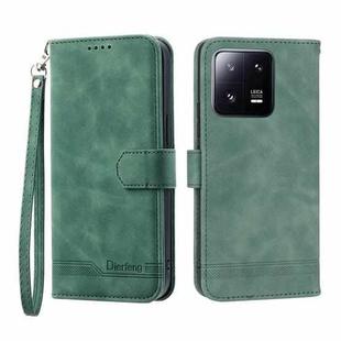 For Xiaomi 13 Pro Dierfeng Dream Line TPU + PU Leather Phone Case(Green)