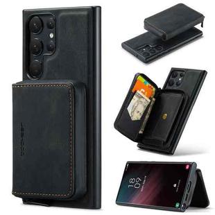 For Samsung Galaxy S23 Ultra 5G JEEHOOD Magnetic Zipper Horizontal Flip Leather Phone Case(Black)