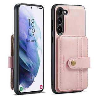 For Samsung Galaxy S24+ 5G JEEHOOD RFID Blocking Anti-Theft Magnetic Phone Case(Pink)