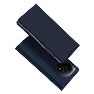 For OnePlus 11 DUX DUCIS Skin Pro Series Flip Leather Phone Case(Blue)