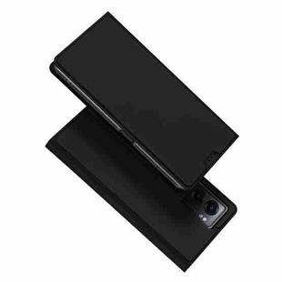 For OPPO A77 5G/A57 5G/A56s / Realme Narzo 50 5G/V23 5G DUX DUCIS Skin Pro Series Flip Leather Phone Case(Black)