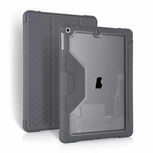 For iPad 10.2 2019 / 10.2 2020 / 10.2 2021 3-fold TPU Acrylic PC Smart Leather Tablet Case(Grey)