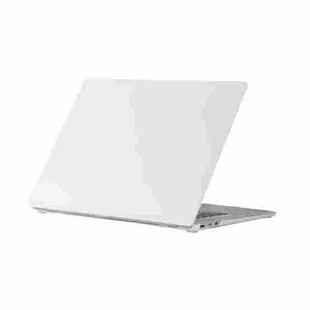 For Microsoft Surface Laptop 13.5 inch Flannel Shockproof Frosted Laptop Protective Case(Transparent)