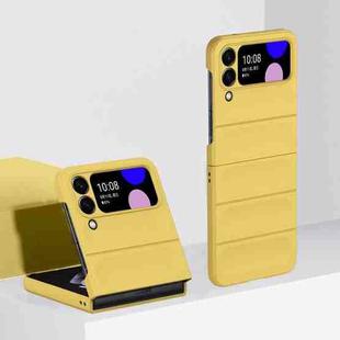 For Samsung Galaxy Z Flip4 Skin Feel Magic Shield Shockproof Phone Case(Yellow)