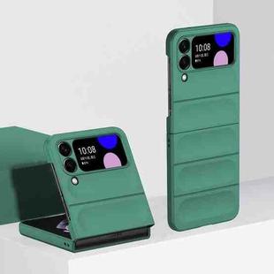 For Samsung Galaxy Z Flip4 Skin Feel Magic Shield Shockproof Phone Case(Dark Green)