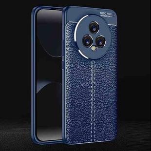 For Honor Magic5 Litchi Texture Shockproof TPU Phone Case(Blue)