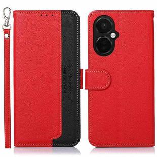 For OnePlus Nord CE 3 Lite KHAZNEH Litchi Texture Leather RFID Phone Case(Red)