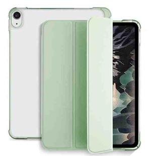 For iPad mini 6 3-fold Shockproof Smart Leather Tablet Case(Green)
