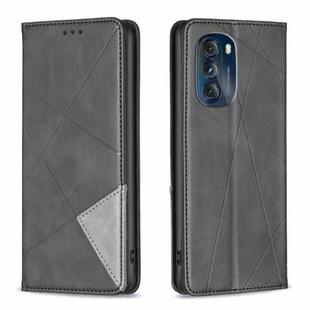 For Motorola Moto G 5G 2023 Prismatic Invisible Magnetic Leather Phone Case(Black)