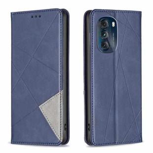 For Motorola Moto G 5G 2023 Prismatic Invisible Magnetic Leather Phone Case(Blue)