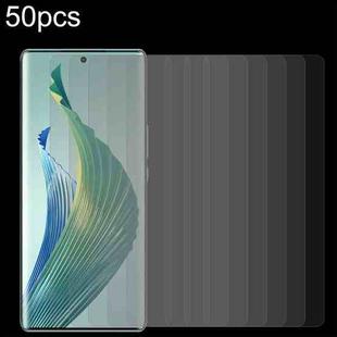 For Honor Magic5 / Magic5 Pro 50pcs 0.26mm 9H 2.5D Tempered Glass Film