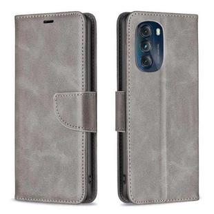 For Motorola Moto G 5G 2023 Lambskin Texture Leather Phone Case(Grey)