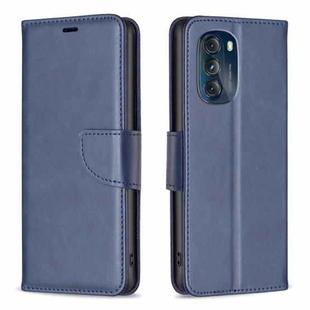 For Motorola Moto G 5G 2023 Lambskin Texture Leather Phone Case(Blue)