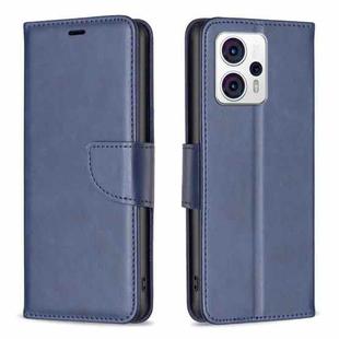 For Motorola Moto G13 4G/G23 4G/G53 5G Lambskin Texture Leather Phone Case(Blue)