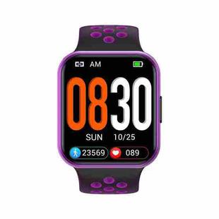 S226 1.72 inch Waterproof Smart Sports Watch Support Heart Rate Monitoring / Blood Pressure Monitoring(Black Purple)