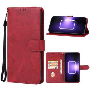For Realme GT3 Leather Phone Case(Red)