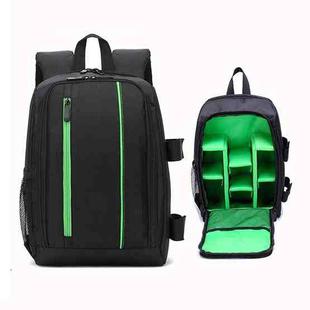 Outdoor Camera Backpack Waterproof Photography Camera Shoulders Bag, Size:33.5x25.5x15.5cm(Green)