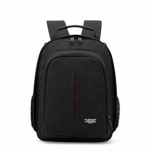 Small Waterproof Camera Backpack Shoulders SLR Camera Bag(Black)