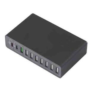 MFT-03Q 10 in 1 65W QC3.0 USB Smart Fast Charger, Plug Type:US Plug(Black)