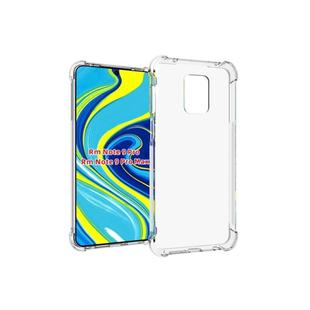 For Xiaomi Redmi Note 9 Pro Shockproof Non-slip Waterproof Thickening TPU Protective Case(Transparent)