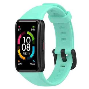 For Honor Band 7 Silicone Watch Band(Teal)