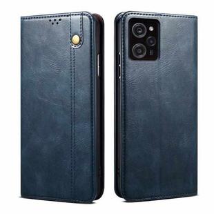 For Xiaomi Poco X5 Pro 5G / Redmi Note 12 Pro Speed Oil Wax Crazy Horse Texture Leather Phone Case(Blue)