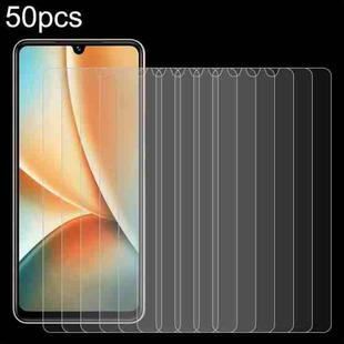 For vivo Y100 / Y100A 50pcs 0.26mm 9H 2.5D Tempered Glass Film