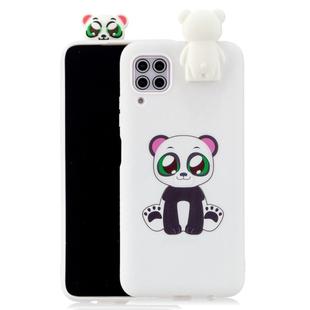 For Huawei P40 Lite Cartoon Shockproof TPU Protective Case with Holder(Bracket Panda)