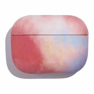 For AirPods 1 / 2 Ink Painting Water Sticker PC Earphone Case(Ink Color Cloud)