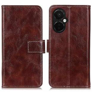 For OnePlus Nord CE 3 Lite Retro Crazy Horse Texture Leather Phone Case(Brown)
