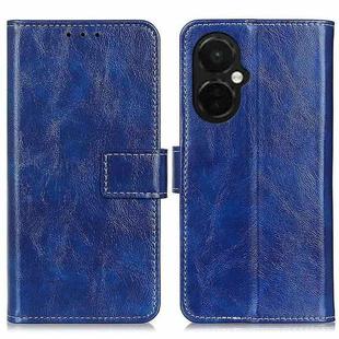 For OnePlus Nord CE 3 Lite Retro Crazy Horse Texture Leather Phone Case(Blue)