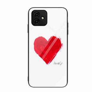 For Honor Play6C Colorful Painted Glass Phone Case(Love)