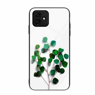 For Honor Play6C Colorful Painted Glass Phone Case(Sapling)