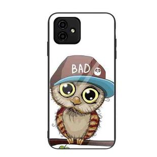 For Honor Play 40 Plus Colorful Painted Glass Phone Case(Owl)