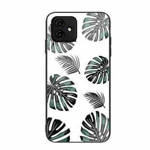 For Honor Play 40 Plus Colorful Painted Glass Phone Case(Banana Leaf)