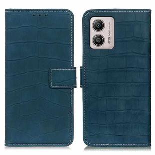 For Motorola Moto G53 5G Magnetic Crocodile Texture Leather Phone Case(Green)