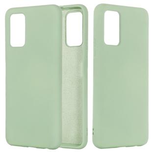 For Huawei Honor 30 Solid Color Liquid Silicone Dropproof Full Coverage Protective Case(Green)