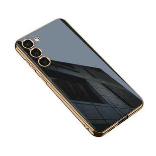 For Samsung Galaxy S23 5G GKK Electroplating TPU Full Coverage Phone Case(Black)
