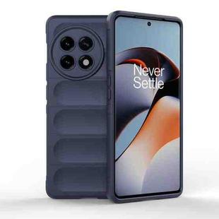 For OnePlus ACE 5G Magic Shield TPU + Flannel Phone Case(Dark Blue)